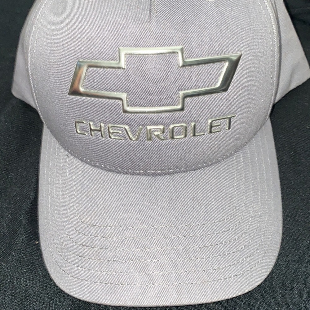 Grey Chevrolet SnapBack Hat